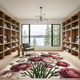 thumbnail image 2 of ODIKA 8'x10' Machine Washable Non-Slip Area Rug, Vintage Blush Pink High Traffic Rug, Pink, 952066, 2 of 7