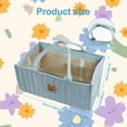 thumbnail image 2 of AEVXKHI Baby Diaper Caddy Organizer, Large Capacity Baby Diaper Caddy Basket, Baby Shower Basket with Handles, Baby Diaper Organizer with Removable Divider for Home, 2 of 11