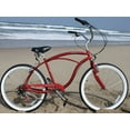 thumbnail image 3 of Firmstrong Urban Man, 26", Men's, Seven Speed, Red, 3 of 6