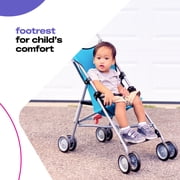 Cosco Kids Comfort Height Umbrella Stroller, Freshwater Turquoise, Toddler, Unisex