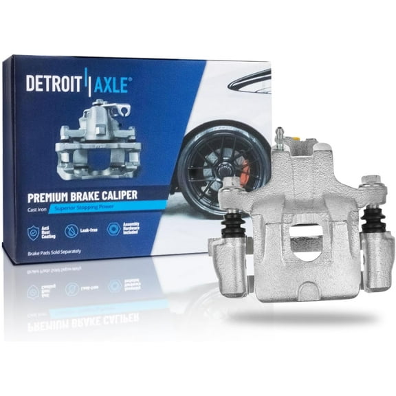 Detroit Axle - Rear Left Brake Caliper for 2000-2004 Toyota Avalon Disc Brake Caliper with Bracket 2001 2002 2003 Replacement Brake Caliper Assembly
