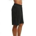 thumbnail image 3 of 3 Pack Men’s Athletic Shorts Running with Pockets Drawstring S-3XL Regular Big & Tall Solid Elastic Waist Training Gym Workout Sports Bottoms Menswear, 3 of 4