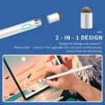 thumbnail image 5 of Stylet Capacitif Actif compatible ios Android pour Téléphone mobile et Tablette, Stylet pour Peinture, Stylet à Écran Tactile, 5 of 5