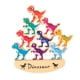 thumbnail image 1 of Apilamiento De Juguetes De Dinosaurios Para Niños Bloques De Construcción De Dinosaurios De Madera Apilamiento Aprendizaje De Habilidades Motoras Finas Regalos De Cumpleaños De Navidad Vogacara FN006461-00, 1 of 6