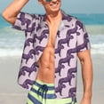 thumbnail image 5 of Lsque Leopard Print pattern Hawaiian Shirt for Men, Unisex Summer Beach Casual Short Sleeve Button Down Shirts-Medium, 5 of 9
