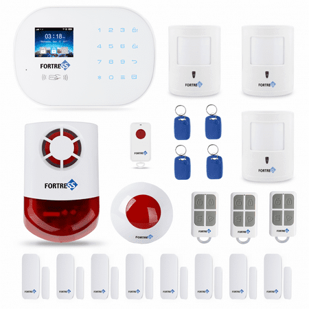 GSM 3G/4G WiFi Security Alarm System-S6 Titan Deluxe Pet Kit Wireless DIY Home and Business Security System Kit by Fortress Security Store- Easy to Install Security