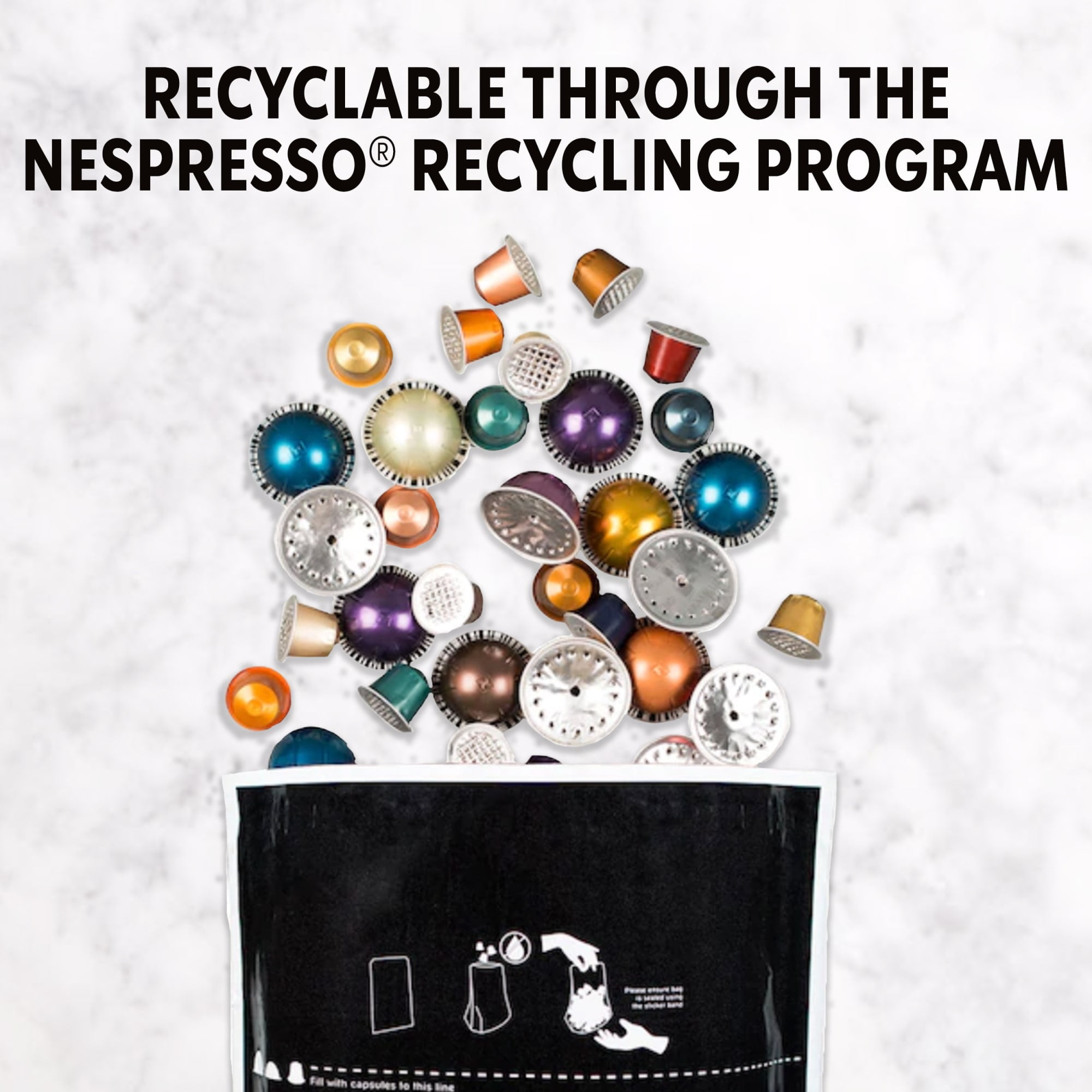 Starbucks By Nespresso Original Line, Decaf Espresso Roast, Dark Roast Nespresso Pods, 10 Count, 5 Pack