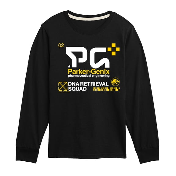 Jurassic World - Dna Squad - Youth Boys Long Sleeve Graphic T-Shirt