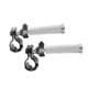 thumbnail image 3 of Pedal de asiento plegable Cola Pedales de estriberas Plata, 3 of 8