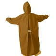 thumbnail image 5 of SJLDQY Children's Raincoat With School Bag And Hood Boys And Girls Students Children Solid Color Long Raincoat, 5 of 5