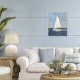 thumbnail image 3 of Stupell Industries Transitional Deep Blue Sail at Sea White Framed Giclee Art, 16 x 20, by Creative Studio, 3 of 8