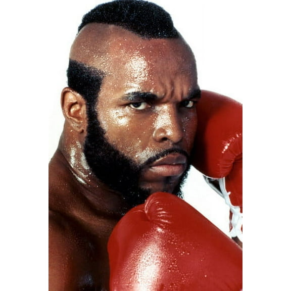 Mr. T cool pose as Clubber Lang with boxing gloves from Rocky III 24x36 Poster