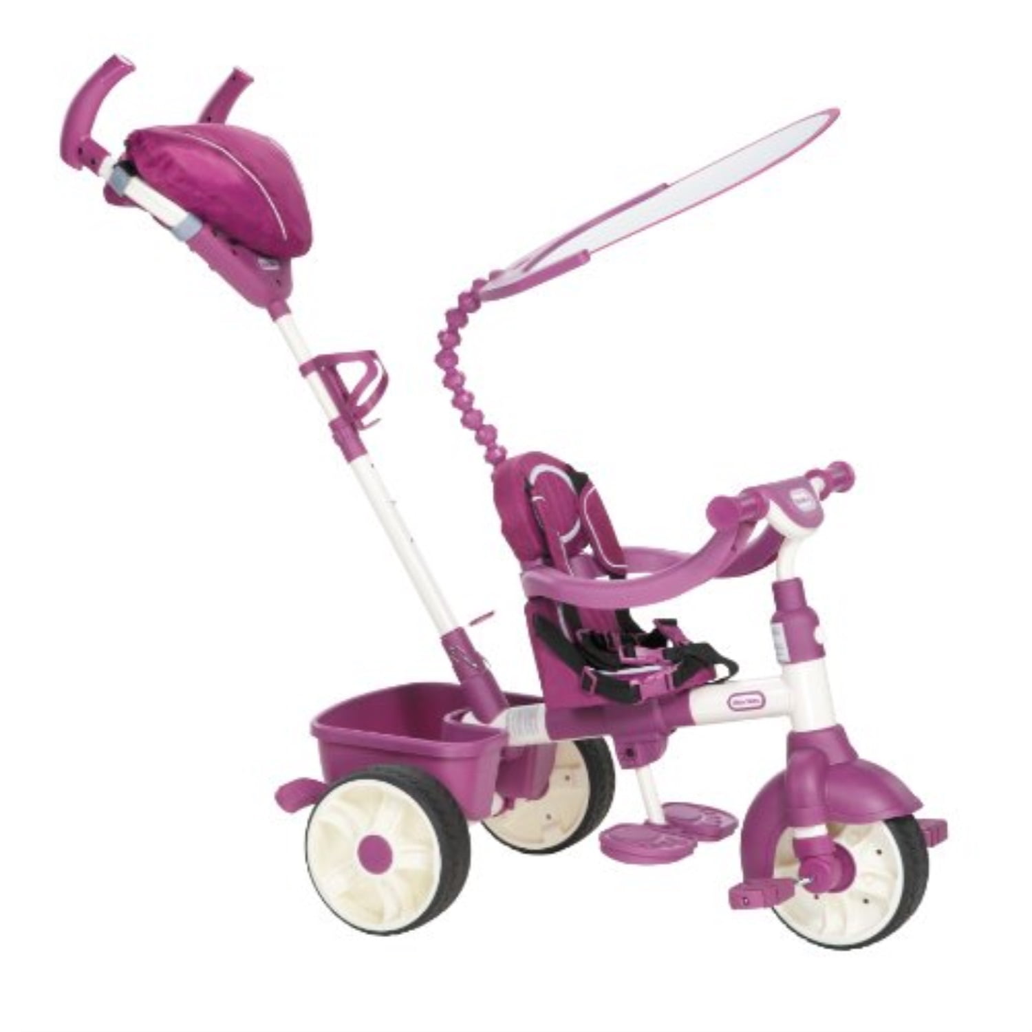 little tikes 4in1 trike ride on, pink/purple, sports edition