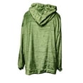 thumbnail image 3 of Unisex 3D Textured Pattern Oversized Hoodie Pullover Sweatshirt All-Season Comfortable Long Sleeve Drawstring Hooded Top with Pouch Pocket Fashion Colors for Men, 3 of 3