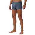 thumbnail image 5 of NOMADIC NOOK Men's 4 Pack Soft Elastic Waist Solid Color Regular Fit Basic Boxer Briefs 36 4 Dark Gray, 5 of 6