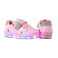 thumbnail image 3 of Tenis Niña Luces Led Moda Escolar Comodo PEQUEÑOS PASOS M-412 TALLA 20 CM ROSA, 3 of 5