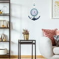 thumbnail image 3 of Tineasur Wooden Wall Clock Decorative for Living Room, 1 Set Stylish Home Decor Timepiece, 3 of 6