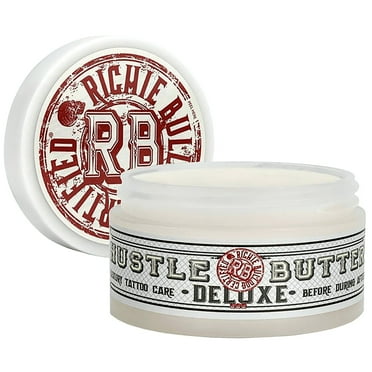 Hustle Butter Tattoo Balm | 5oz Vegan Tattoo Moisturizer | Soothes & Restores Ink