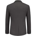 thumbnail image 6 of COOFANDY Men's Lightweight Two Button Knit Blazer - Casual Sport Coats Suit Jacket, 6 of 6