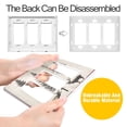 thumbnail image 4 of Yayeee Rocker Switch Wall Plate 1-Gang 4.6"x2.9" Home Decorative Outlet Cover, Black Deer, 4 of 6