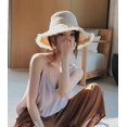 thumbnail image 2 of CoCopeaunts Floppy Straw Hat for Women Wide Brim Summer Handmade Woven Sun Hats UV Protection Breathable Beach Hat with Fringes, 2 of 8