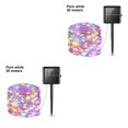 thumbnail image 1 of Advancent 100/200/400 LED Lámpara de luz solar para exteriores para vacaciones Fiesta de Navidad Luces de hadas impermeables Guirnalda de Type1 NO1, 1 of 6