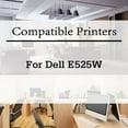 thumbnail image 2 of RHEA- 2Pk Compatible E525 Toner Cartridge Used For Dell E525W Printer, 2 of 3