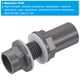 thumbnail image 4 of Adaptador de conector de tubo recto de PVC para tanque de agua Uxcell, gris 1/2" 3, 4 of 6