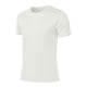 thumbnail image 2 of Blusas y camisas de manga corta y cuello redondo para hombre, estilo casual, color liso, para correr, hacer ejercicio y fitness, de poliéster., 2 of 5