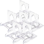6pcs Game Card Holder Picture Stand Easel Plate Display Stand Small Easel Small Easels for Display Picture Display Holder Clear Plastic Easels Stand Easel Stand for Display Plastic