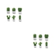 thumbnail image 1 of Cateissary 6 piezas Mini nevera mensaje pegatina suculento Cactus notas titular botón extraíble sin rastro accesorio portátil Type1 NO1, 1 of 6