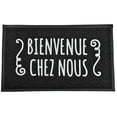 thumbnail image 3 of Evideco Black Bienvenue PVC Door Mat 30x18 Inches - Weather Resistant - Outdoor - Front Door Mat for Entryway, Porch, Patio, 3 of 6