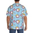 thumbnail image 5 of Haiem Gnome Pool Party Men's Casual Shirts Short Sleeve Button Down Shirts Fashion Textured Summer Beach Shirt-XX-Large, 5 of 7