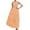 Orange, variant on LYXSSBYX Maxi Dresses for Women 2024 Fashion Women Summer Casual Print Camis Sleeveless Bandage Long Dress