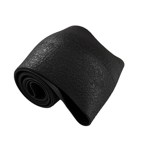 Xiao Hua silicone steering wheel cover, comfortable and soft solid color universal steering wheel cover 12 "-16", suitable for most cars, black, 1 piece