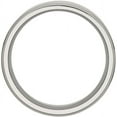 thumbnail image 2 of Stainless Steel Ridged Edge 8mm Polished Band, Available in Multiple Sizes, 2 of 9