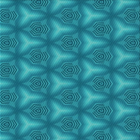 

Ahgly Company Indoor Square Patterned Dark Cyan Green Area Rugs 4 Square