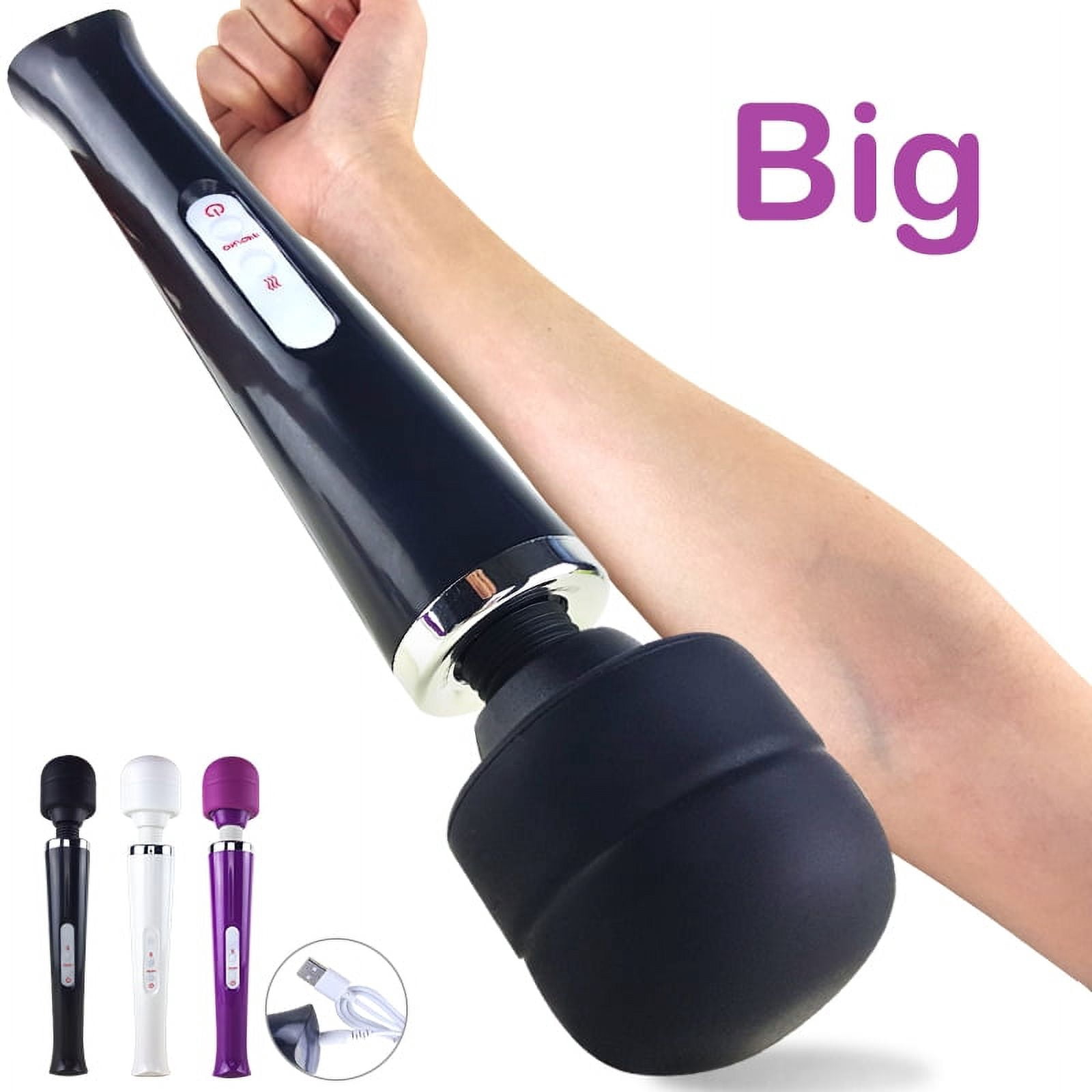 Birdsexy Powerful Wand Vibrators Sex Toys for Women Pleasure,Female Clitori Stimulator G-Spot Massage Wand,8-Speeds 20-frequency Personal Massager Big AV Vibrator for Couples - Purple