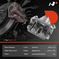 thumbnail image 2 of A-Premium Disc Brake Caliper Assembly with Bracket Compatible with Acura TL 2009-2014 Rear Side 2-PC, 2 of 9