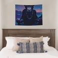 thumbnail image 4 of Kdxio Starry Sky Meditating Chimpanzees Wall Hanging Tapestries Banner For Bedroom College Dorm Home Living Room Party Decor 29X37 In, 4 of 8