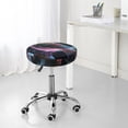 thumbnail image 4 of Picia Bird 3 pattern Round Stool Covers Comfy Seat Covers Stretch Removable WashableChair Slipcover Round Bar Chair Cushion Cover-13 inch, 4 of 7