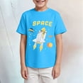 thumbnail image 2 of JUMEYU Toddler Plain Tshirts Boys Shirts Short Sleeve Shirts for Boys Summer Tshirts Kids Basic T-Shirts Unisex Tees Top Clothes Size 9-10 (Sky Blue,9-10 Years), 2 of 4