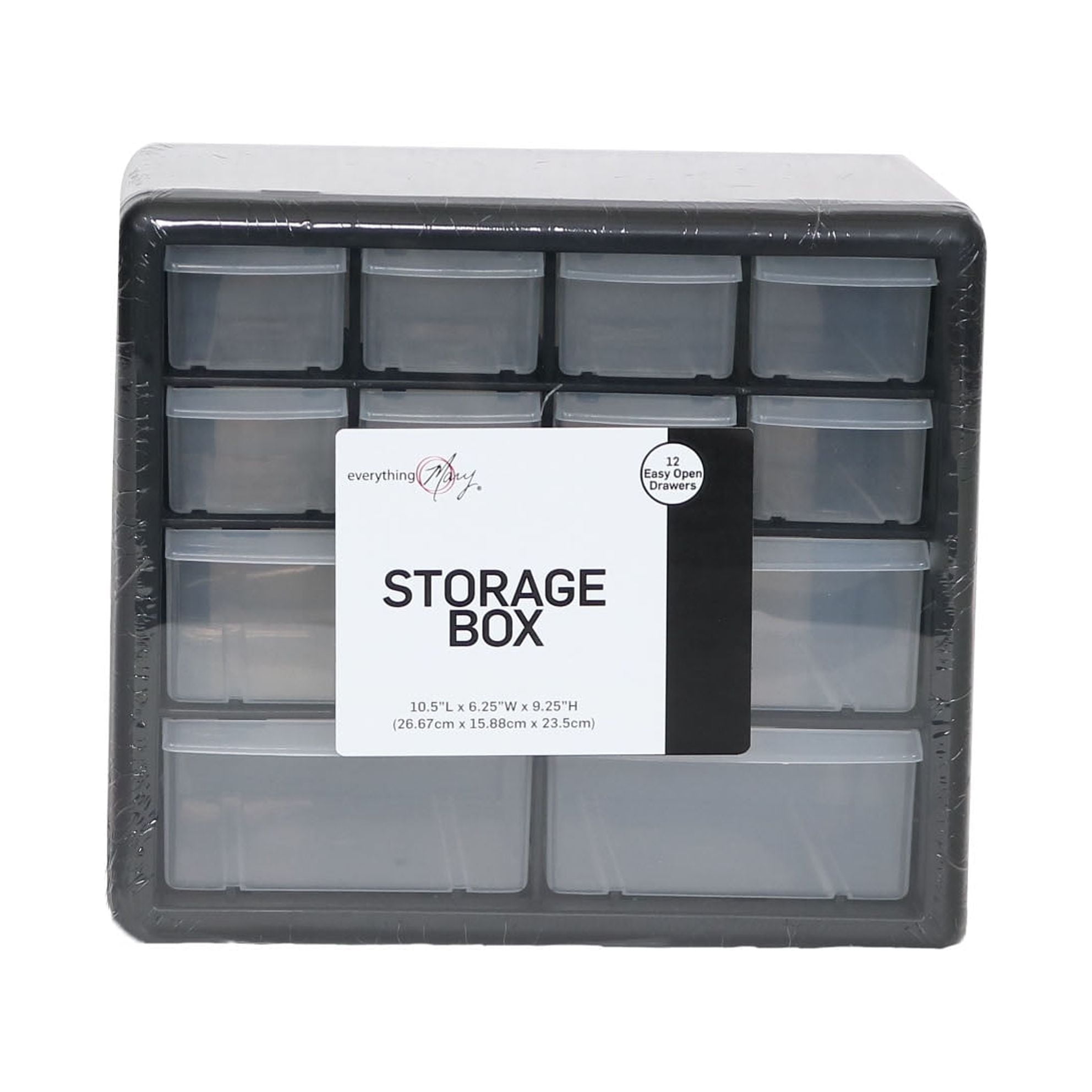 12 Pack: Black Photo Storage Box by Simply Tidy™