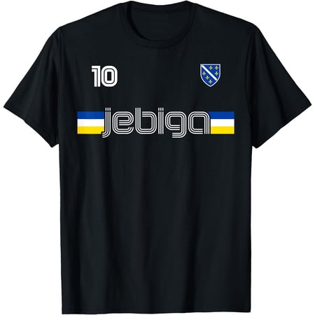JEBIGA Proud Bosnia and Herzegovina Flag Bosna i Hercegovina T-Shirt
