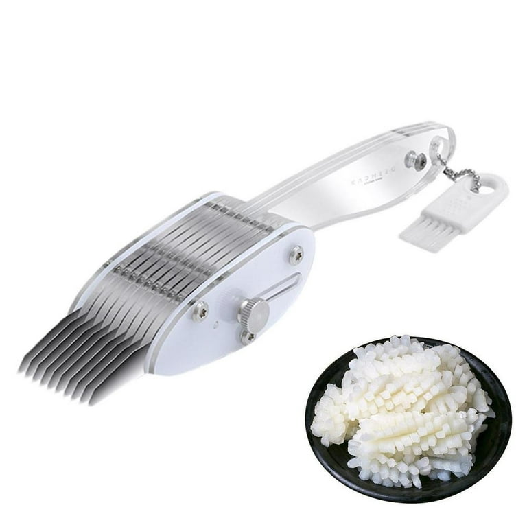 Tohuu Green Onion Slicer Green Onion Cutter Stainless Steel Chopped Onion  Cutter Multi-Functional Foods Speedy Chopper Onion Blade Kitchen Tool Slice  Cutlery For Meat Vegetable awesome 
