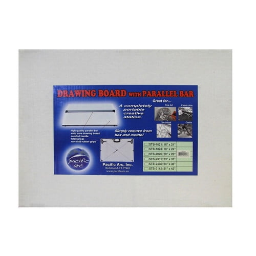 PACIFIC ARC STB2436 DRAWING BOARD W/ PARALLEL BAR 24X36