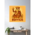 thumbnail image 2 of Reign Of Slice T-Shirt Poster Wall Art, Modern Wall Decor For Living Room Bedroom, 24x24 UNFRAMED, 2 of 3
