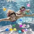 thumbnail image 3 of Jinsinto Pool Diving Gems Toys 10 pcs Big Colorful Diamonds Set, 3 of 5