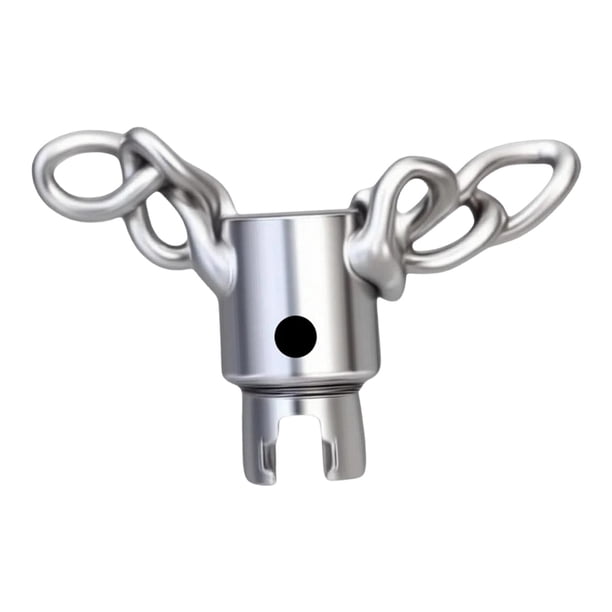 Desatascador de tuberías de acero resistente para uso doméstico. Limpieza eficiente y flexible. Cadena simple