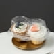 thumbnail image 2 of Caja de embalaje de taza de cupcakes de un solo grano y doble grano, caja de embalaje de plástico transparente para hornear pasteles, moda, 2 of 3